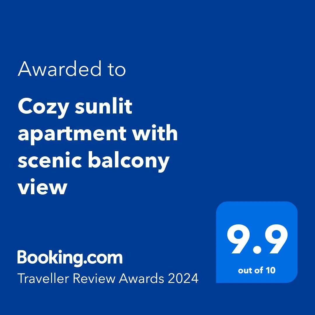 Cozy Sunlit Apartment With Scenic Balcony View Tirana